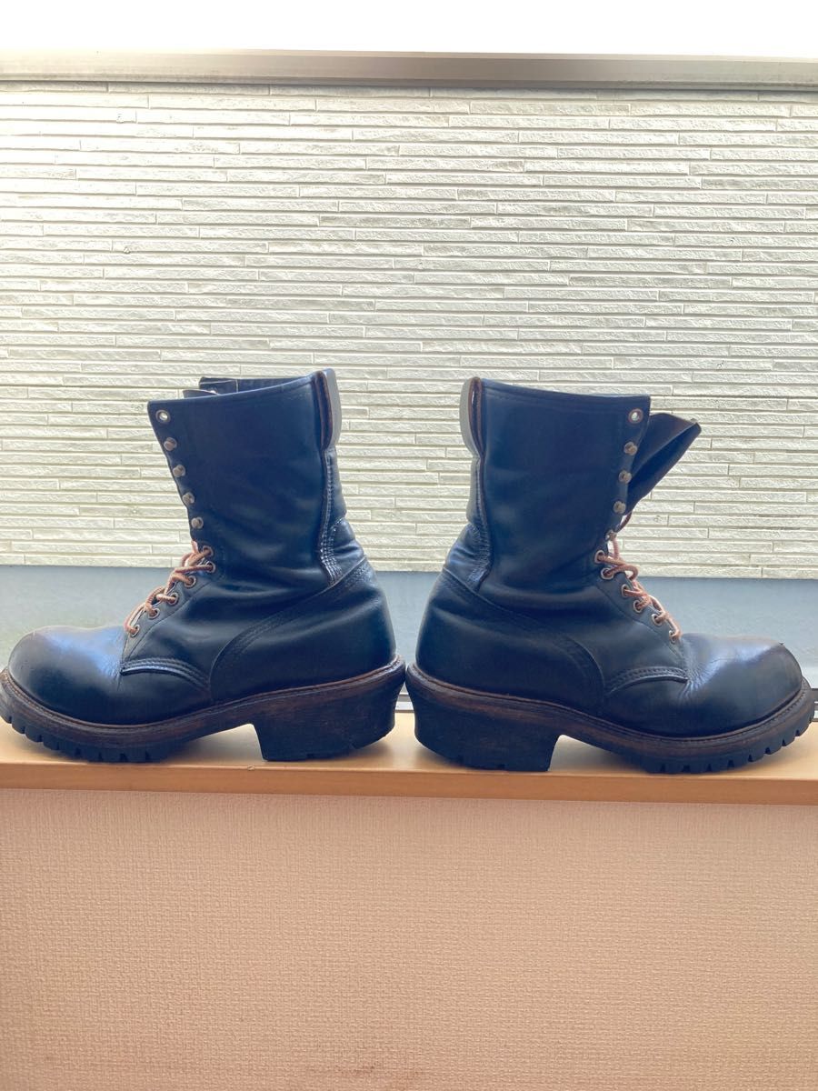 RED WING 茶芯ロガーブーツ pt91 9.5D