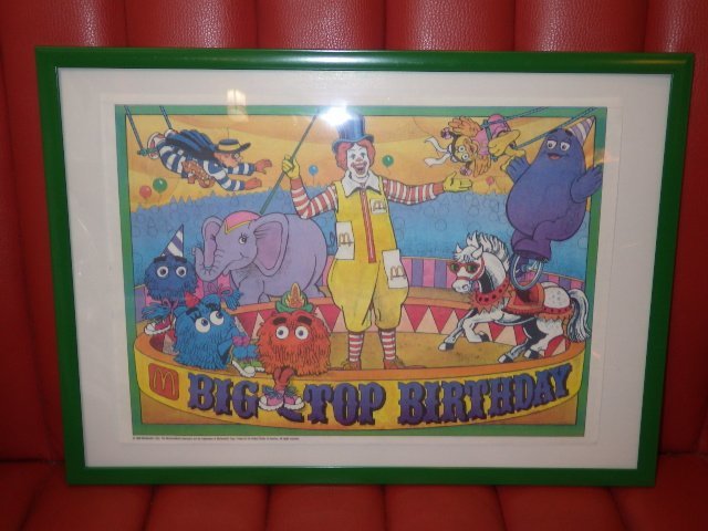 80'S☆McDonald´s☆ポスター☆19☆ビンテージ☆マクドナルド 80'S☆McDonald´s☆ポスター☆19☆ビンテージ☆マクドナルド