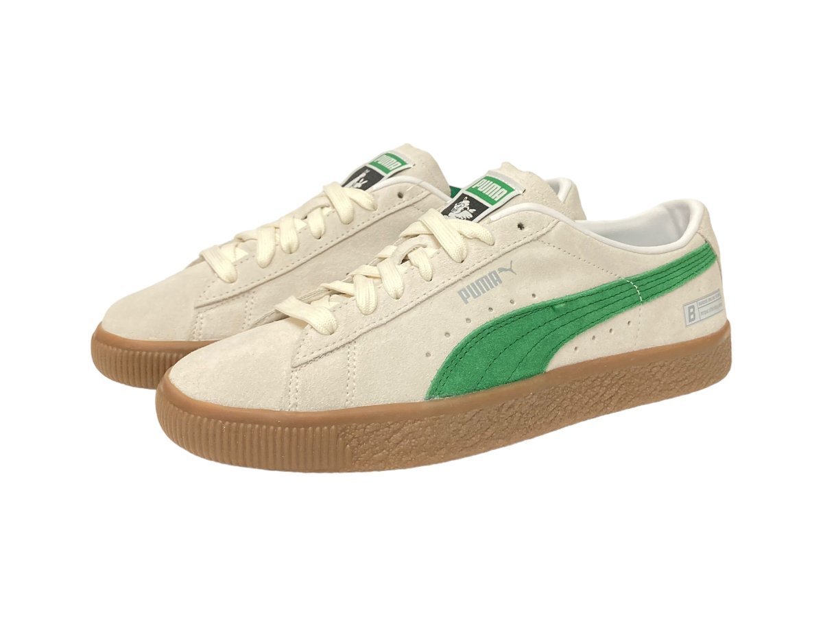 PUMA (プーマ) SUEDE VTG ATMOS BIRDOG FR2 スウェード アトモス エフアールツー スニーカー 391916-01 27.5cm アイボリー メンズ/027