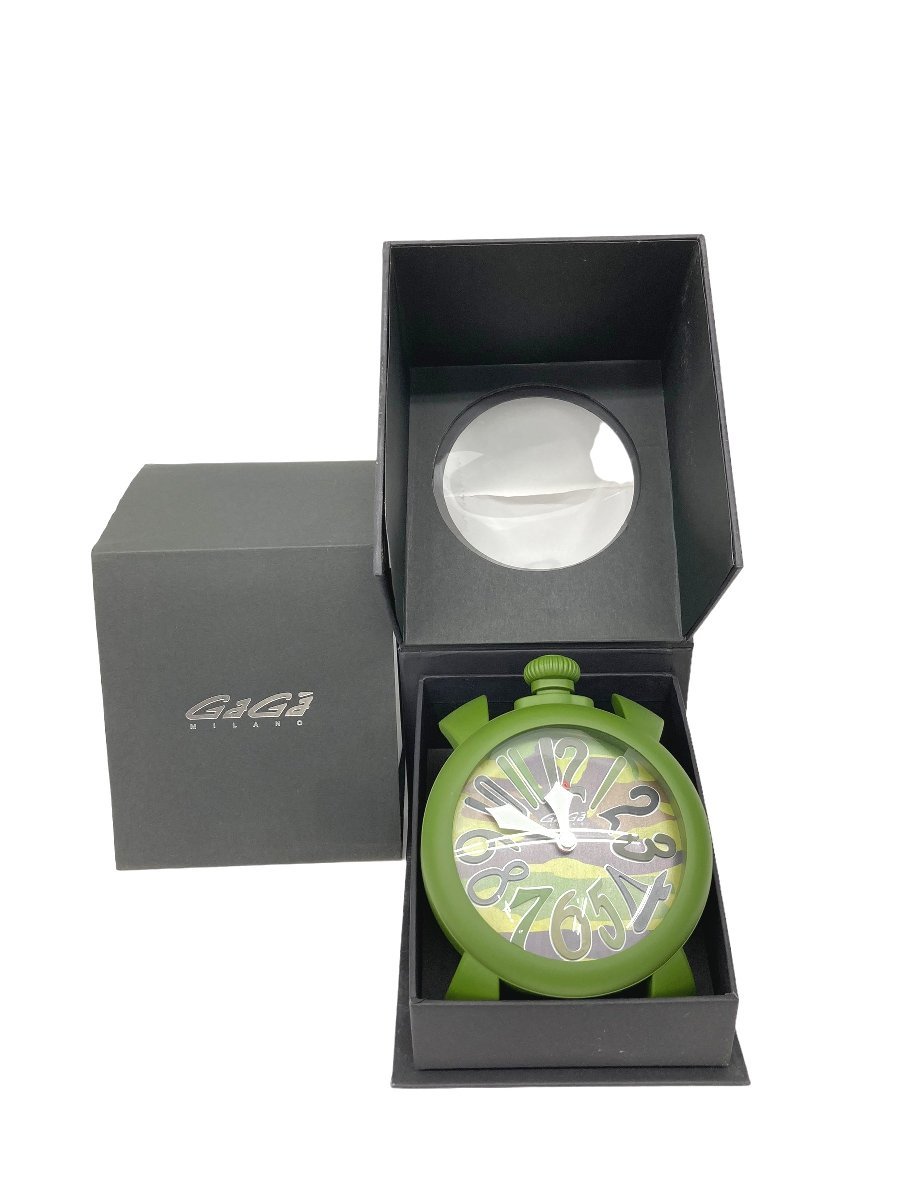 GaGa MILANO ( GaGa Milano ) класть часы глаз ... часы стол часы зеленый утка камуфляж бренд /028