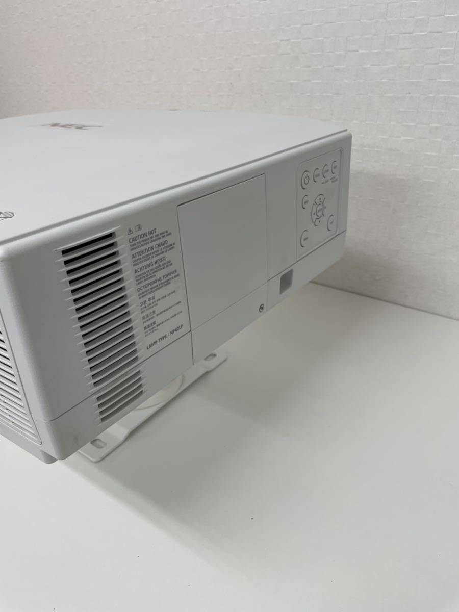 ［中古品］NEC 6500lmプロジェクター■NP-PA653UJL 通電確認済み スタンド付き ランプ使用時間 不明 リセット済み no.3_画像6