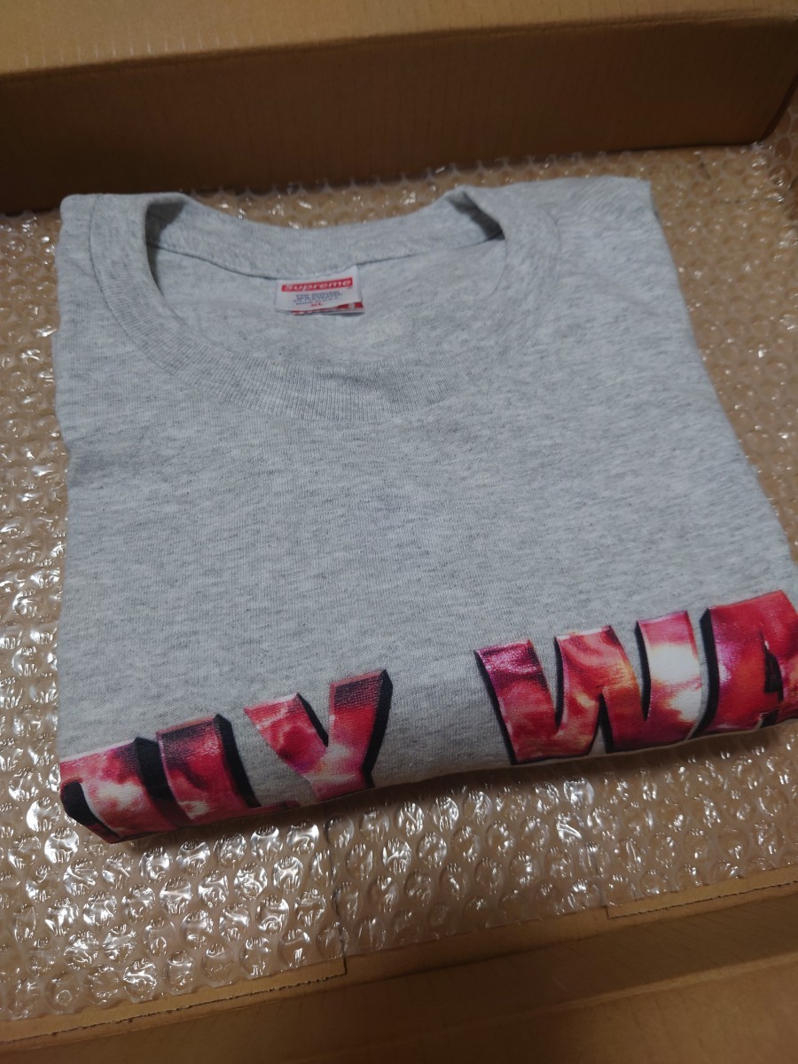 XLサイズ Supreme Holy War Tee Ash Grey シュプリーム ホーリー ウォー Tシャツ 新品　未使用　グレー_画像3