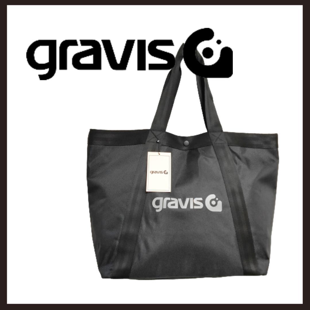 ●○新品 未使用 Gravis トートバッグ 定番カジュアルバッグ ブラック○●の画像1