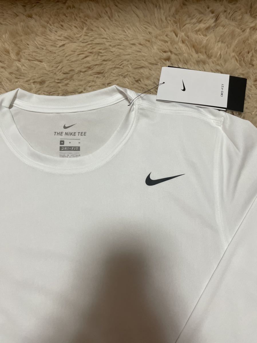 ナイキ Nike Dri-FIT メンズ ロングスリーブ Tシャツ　ホワイトL