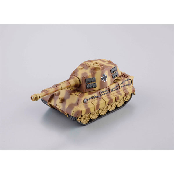カプセルQミュージアム ワールドタンクデフォルメ10 ドイツ機甲師団編Vol.3 ティーガーII（二色迷彩・茶）_画像1
