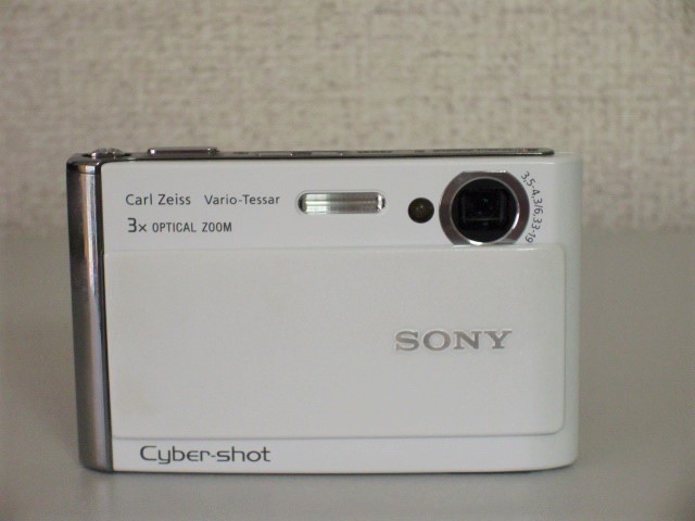 日本に ソニー SONY Cyber-shot ホワイト DSC-T70 サイバーショット