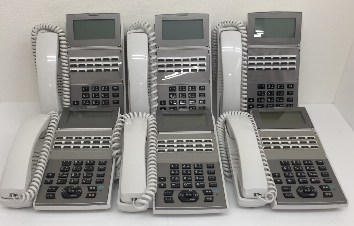 雑誌で紹介された NTT NX2-(18)STEL-(1)(W) 電話機 6台セット ビジネス