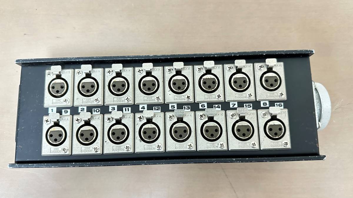 □CANARE 16B1F2□16chシングルボックス(XLRメス)マルチ □CANARE 16B1F2□16chシングルボックス(XLRメス)マルチ