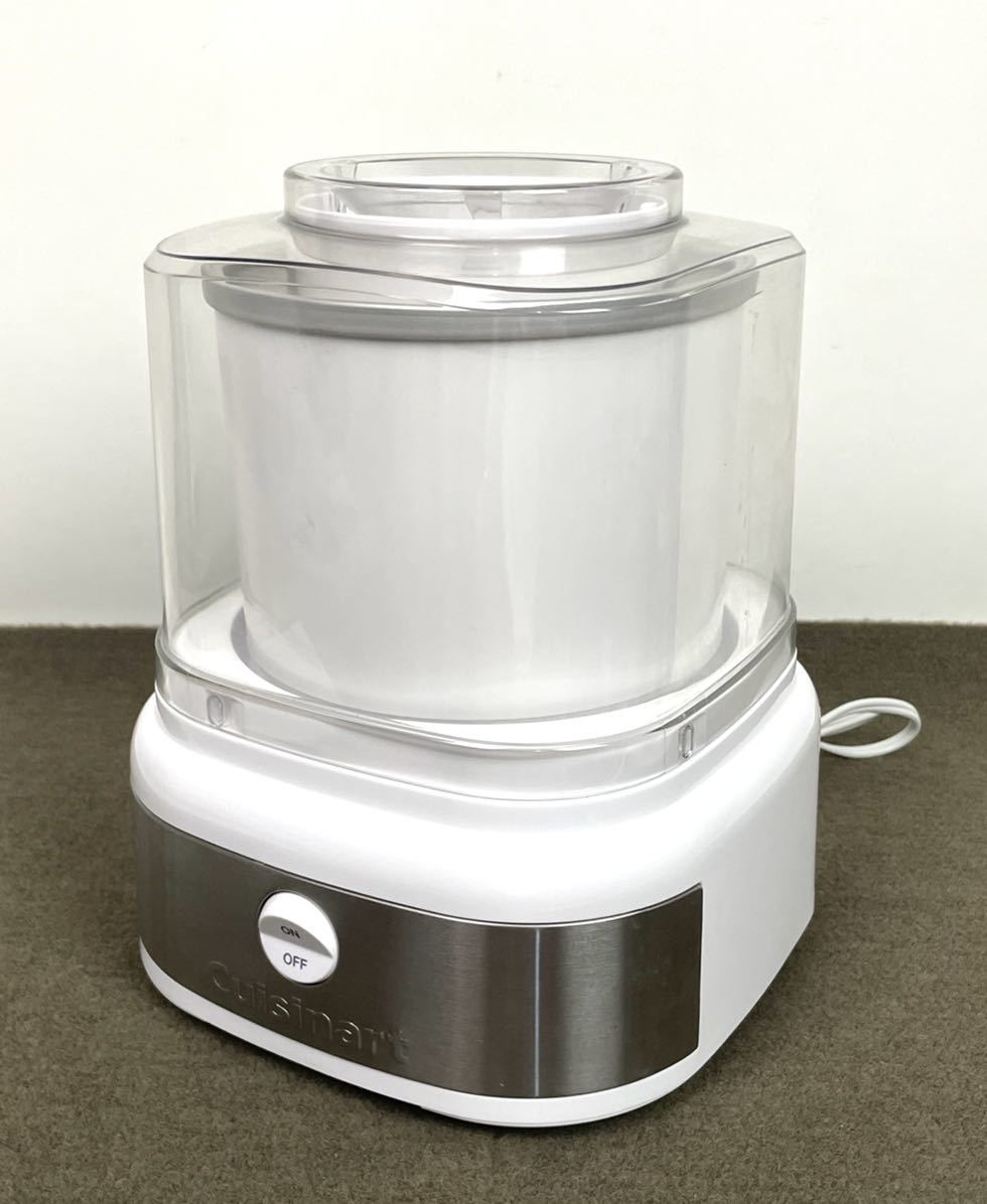 ●Cuisinart アイスクリームメーカー ICE-22EBWS クイジナート ウイリアムズ・ソノマ限定 シャーベット ジェラート フローズンヨーグルト●_画像4