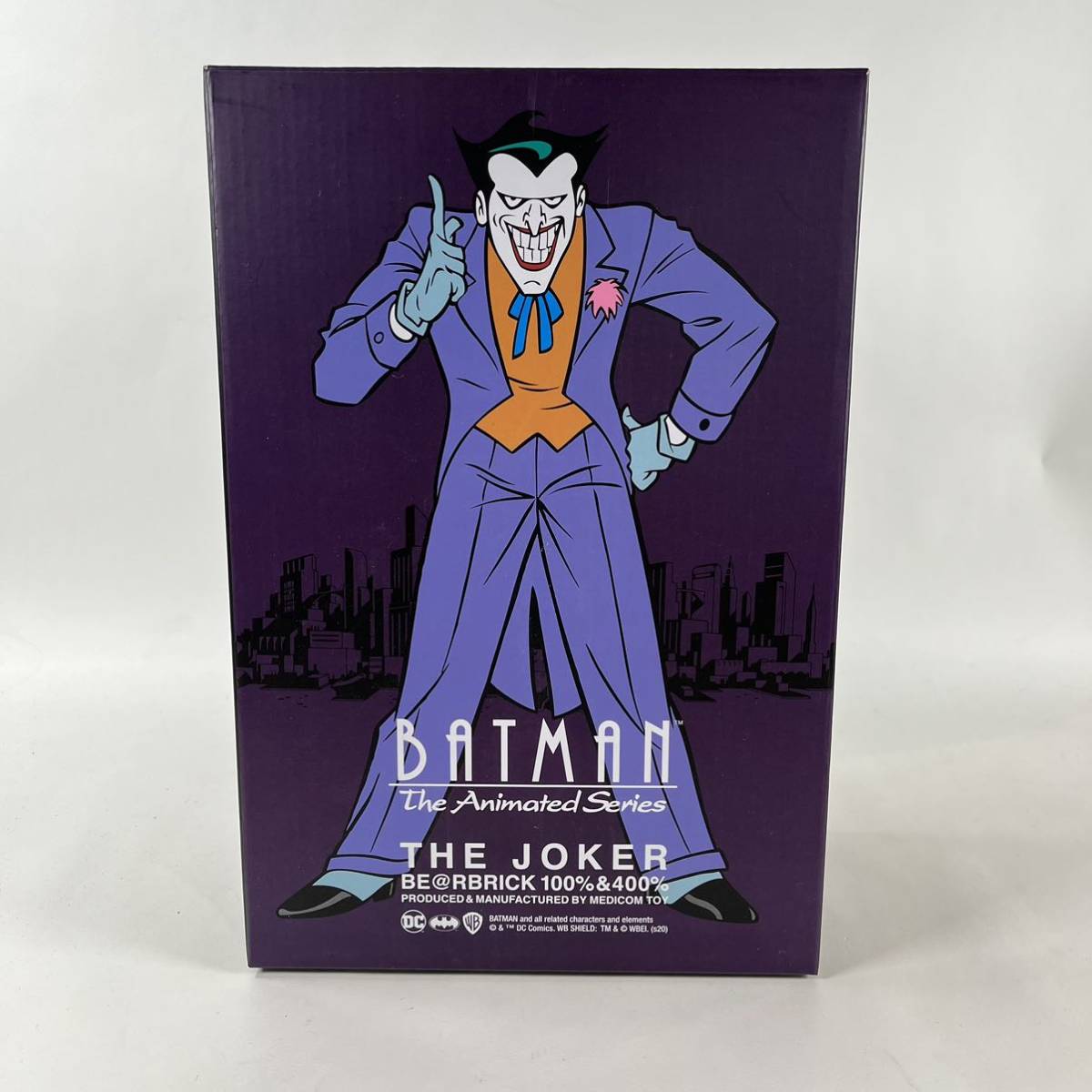 最高 & 100％ Ver. Series Animated The BATMAN JOKER THE BE@RBRICK 400％ MARVEL バットマン メディコムトイ ベアブリック ジョーカー キューブリック、ベアブリック