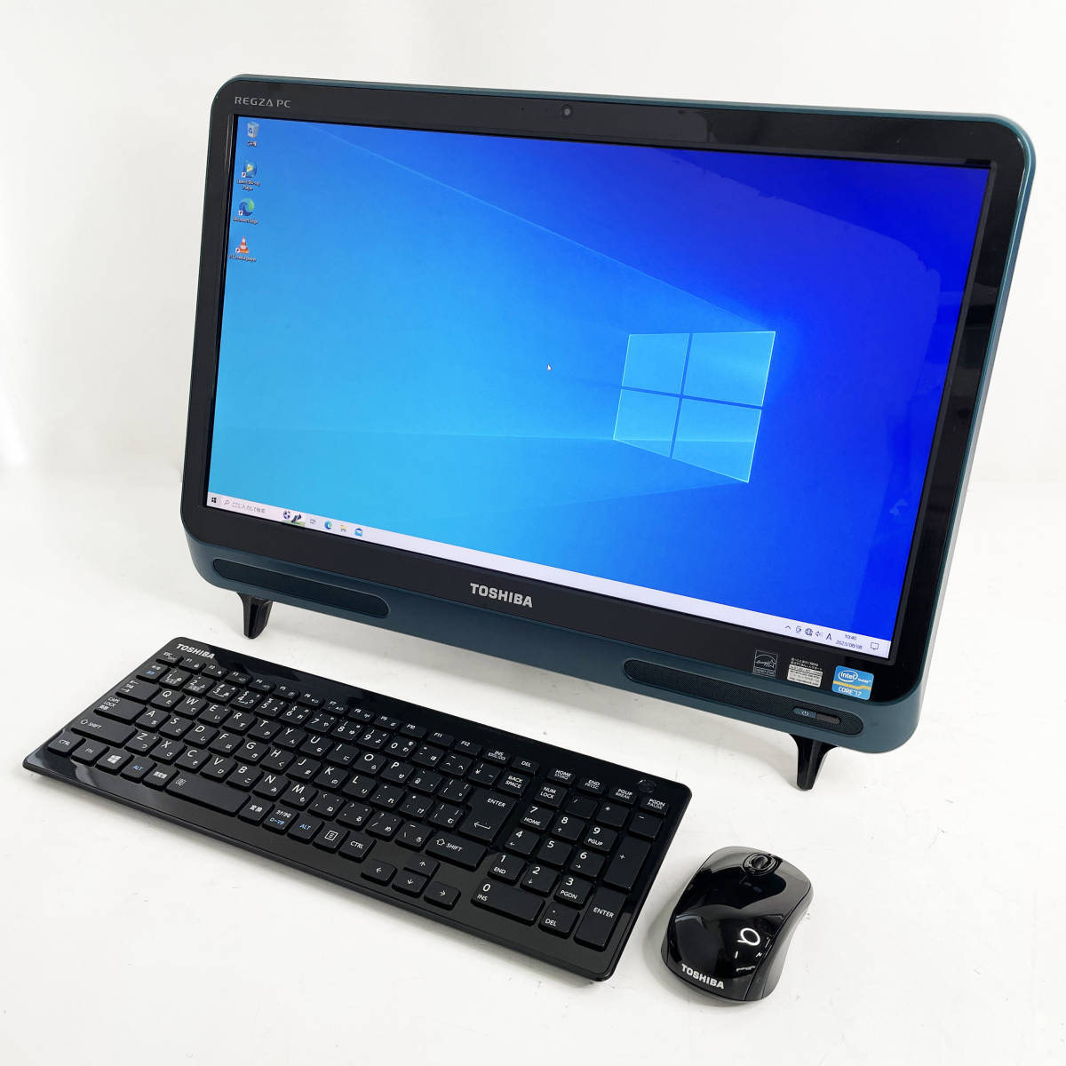 中古☆TOSHIBA デスクトップパソコン PD712V7HBMG Win10 i7-3630QM メモリ8GB HDD3TB BD-RE 21.5インチ REGZA PC 動作良好 送料無料_画像1