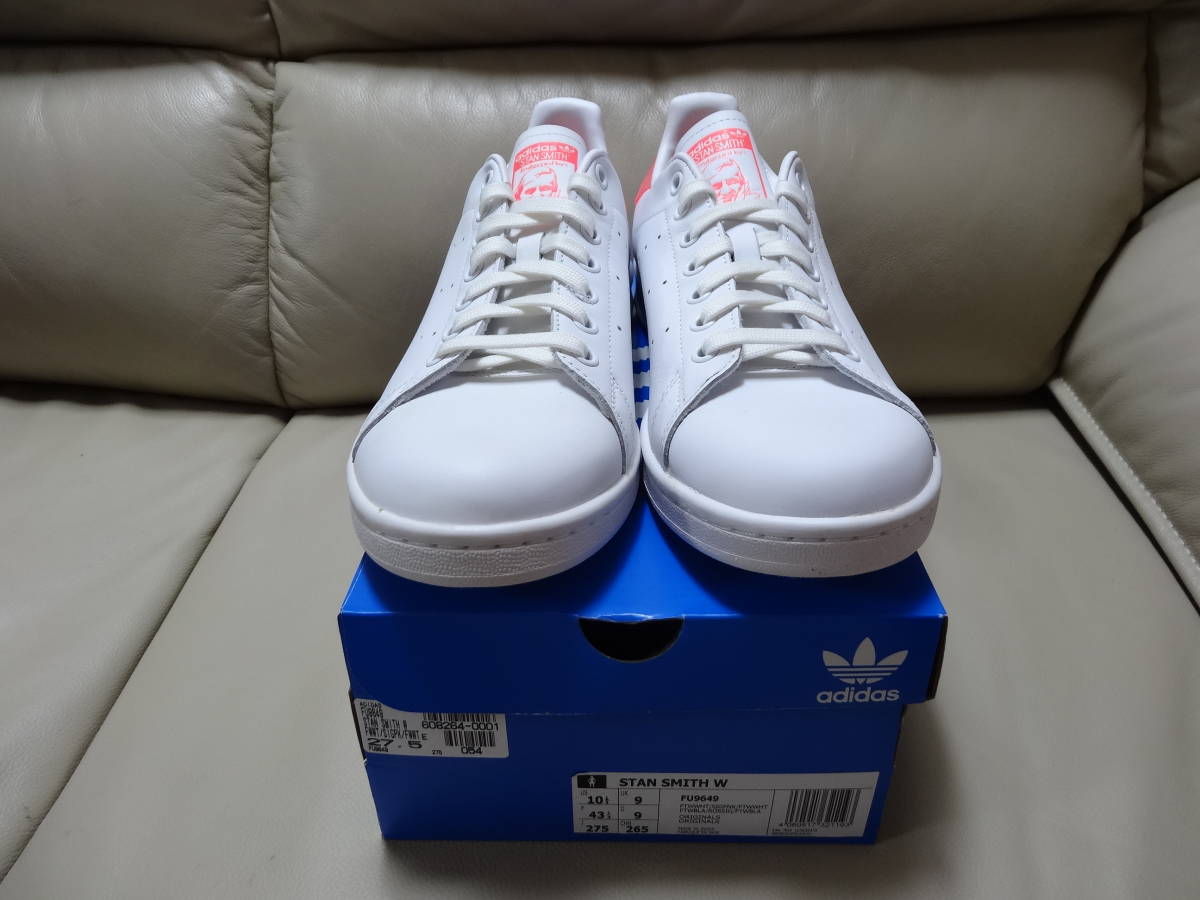 adidas STAN SMITH W FU9649 10.5 27.5 アディダス スタンスミス テニス スニーカー シューズ イージーブースト スーパースター フォーラム_画像4