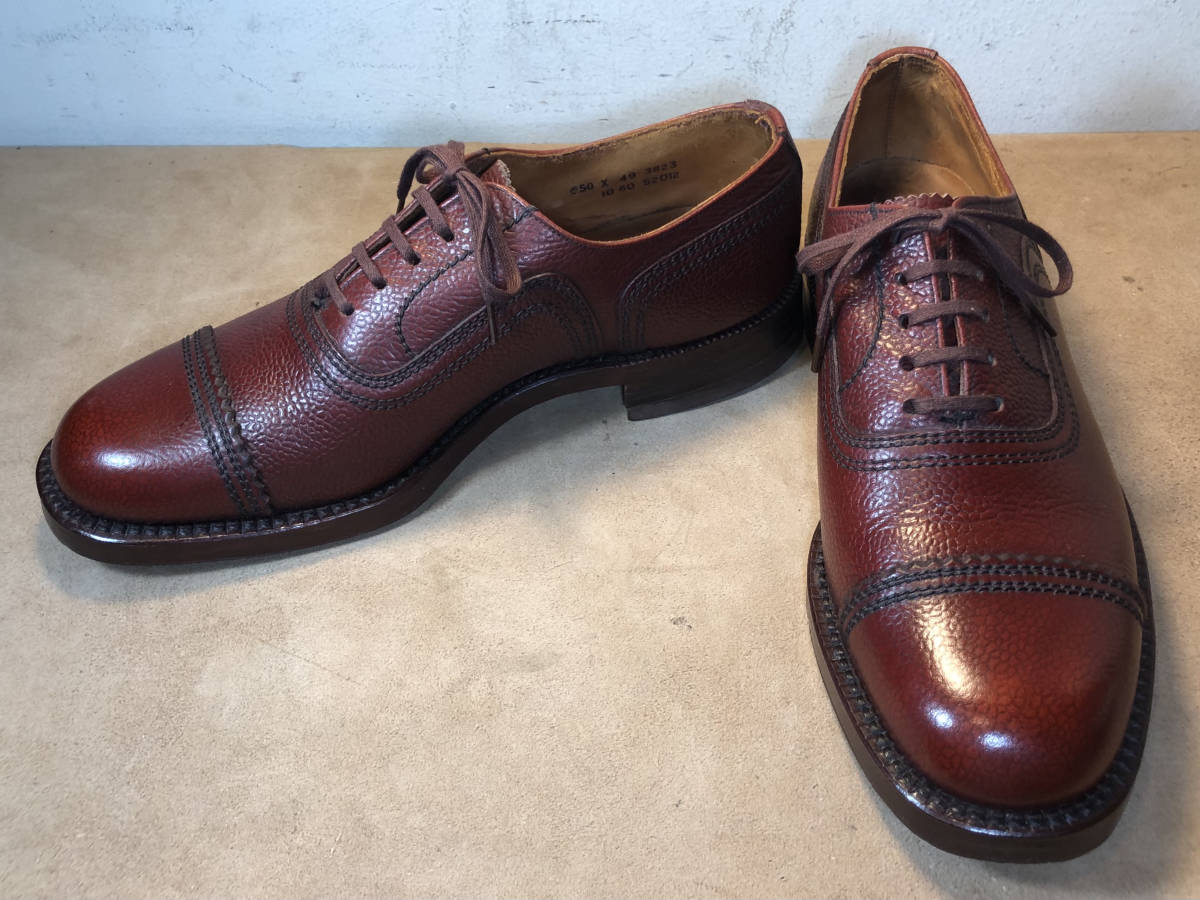 ビンテージ 英国靴「Cable DE LUXE」60年代 キャップトゥ ビンテージ 英国靴「Cable DE LUXE」60年代 キャップトゥ
