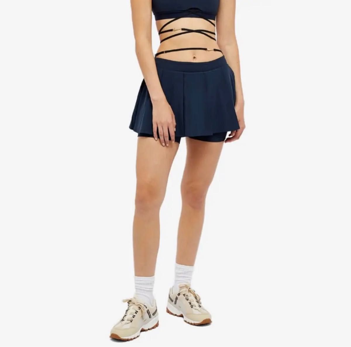 Sサイズ　NIKE JACQUEMUS WMNS SKIRT ナイキ ジャックムス スカート ネイビー