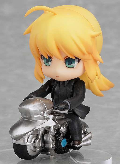 送料120円 ねんどろいどぷち セイバーFate/Zeroバイク モータードキュイラッシェ TYPE-MOONコレクションstay night FGOグッスマGrand Order_組み立てイメージ