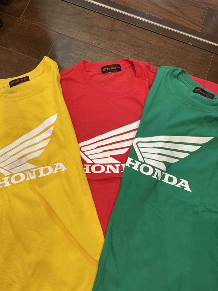 GW特価：HONDA ホンダ ウイング Tシャツ 3枚セット サイズM_画像1