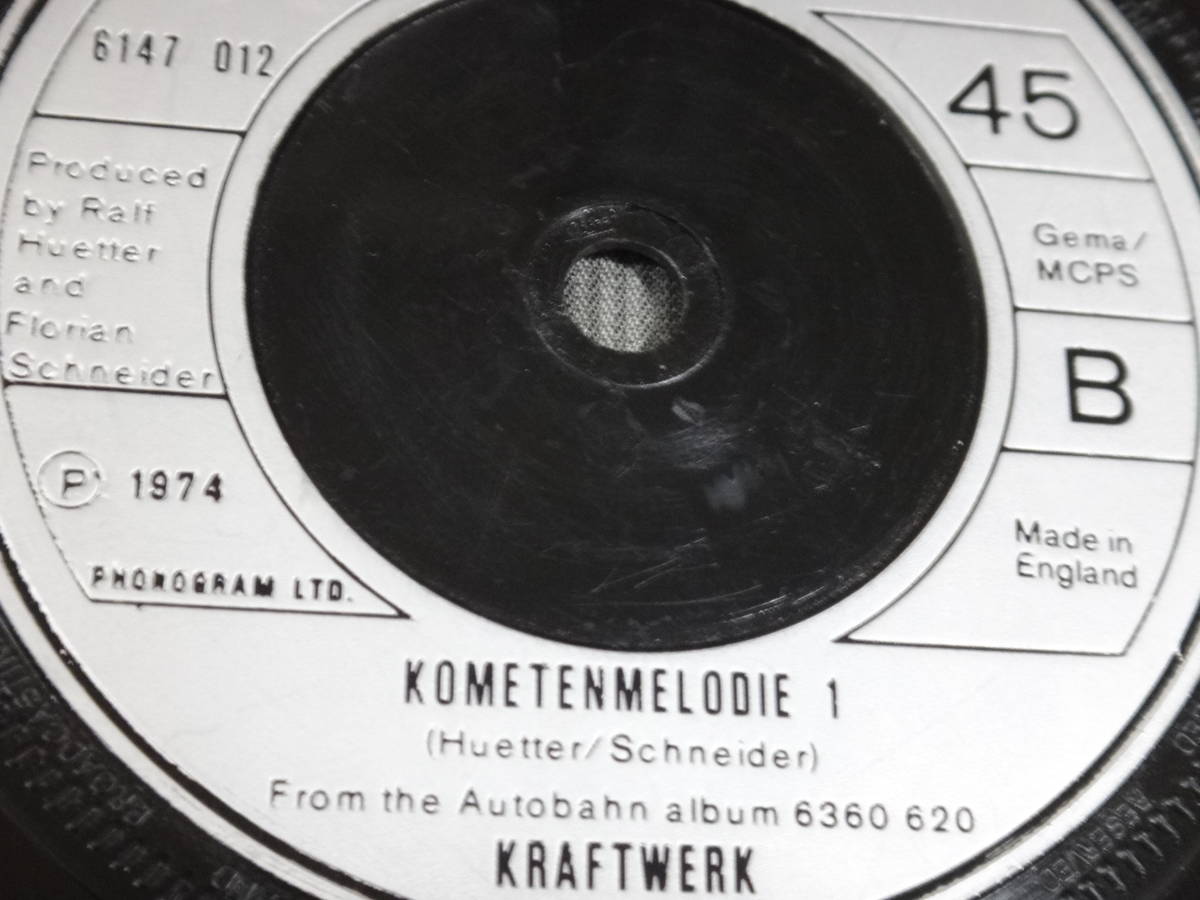 KRAFTWERK/AUTOBAHN/輸入盤/UK/7”EP/1974 ⑤_画像10