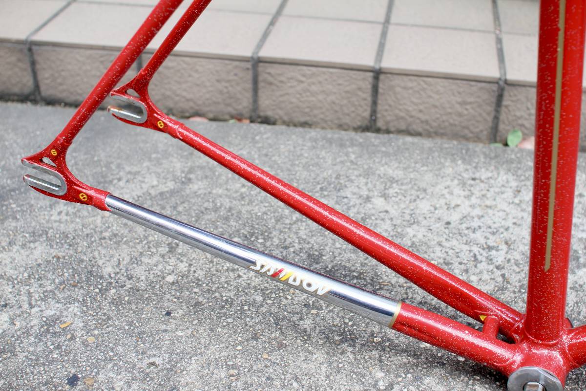 神山レッド SAMSON サムソン NJS 競輪フレーム 金縁ロゴ ラメ 神山レッド SAMSON サムソン NJS 競輪フレーム 金縁ロゴ ラメ