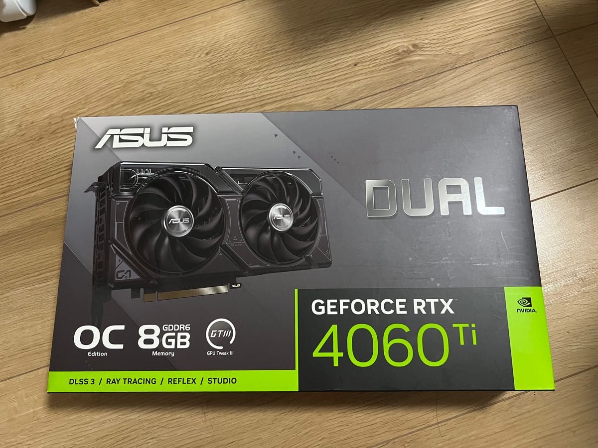 新品未開封 ASUS NVIDIA RTX4060TI 搭載 ビデオカード DUAL-RTX4060TI
