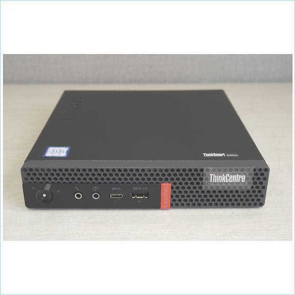 [DSE] (未使用) Lenovo レノボ ThinkCentre M920q コンパクト デスクトップ ミニPC Win10 Core i7-9700T 16GB 128GB 2