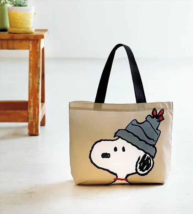 レタスクラブ 付録 スヌーピー 軽でか 丈夫 トート バック PEANUTS SNOOPY _画像4