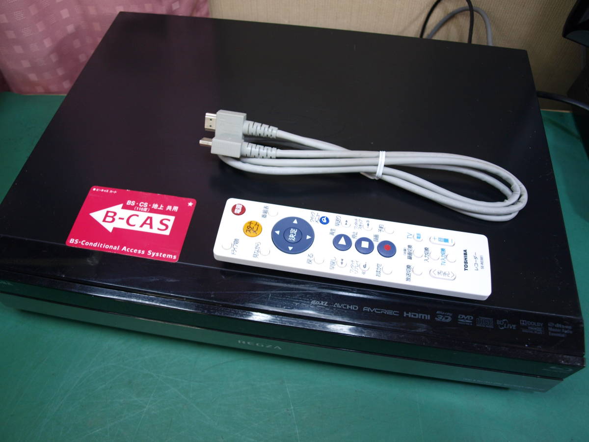 東芝1TB HDD/BDレコーダー DBR-Z150 SM0 B-CAS純正リモコンHDMI
