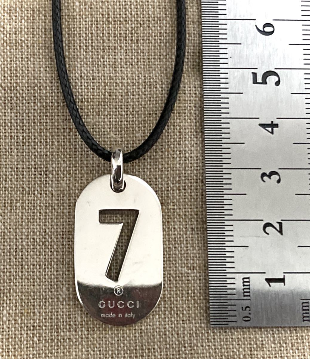 GUCCI/グッチナンバープレート/No 7/ラッキー7/ラッキーセブン GUCCI/グッチナンバープレート/No 7/ラッキー7/ラッキーセブン