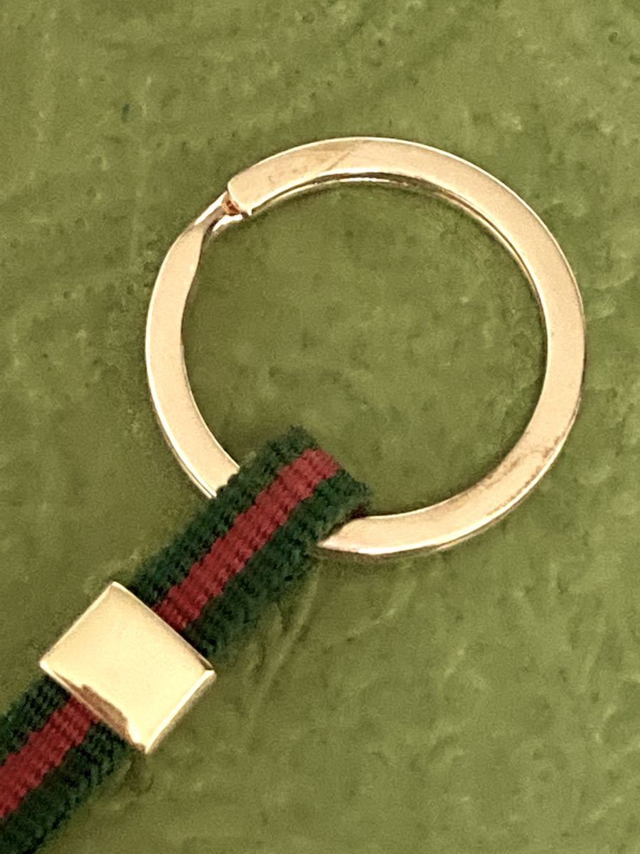 【即決/送料込み】 GUCCI/グッチ キーホルダー/キーリング チャーム ラブリー/ハート gucci/筆記体 シェリーライン_画像3