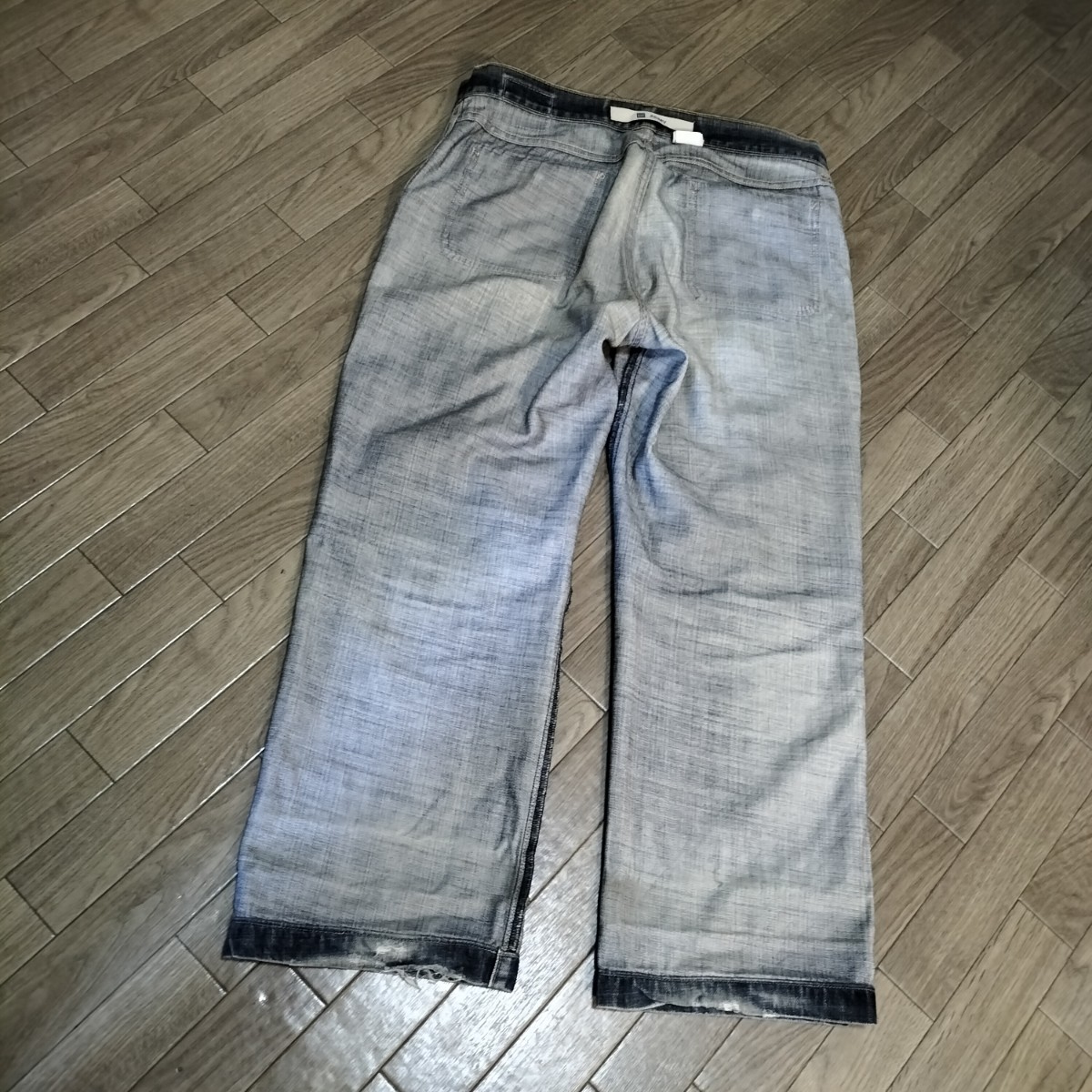 *OLD GAP Baker pants Denim pants ji- bread jeans bottoms W34 military Work Vintage Old Gap waste version old clothes USED