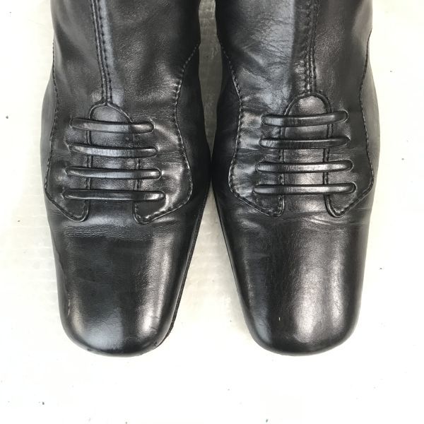 定価3万↑イタリア製★SIGERSON MORRISON シガーソンモリソン★本革/サイドジップ/ロングブーツ【5/22.5-23.0/黒/BLACK】Shoes◆pWB80-3_画像9