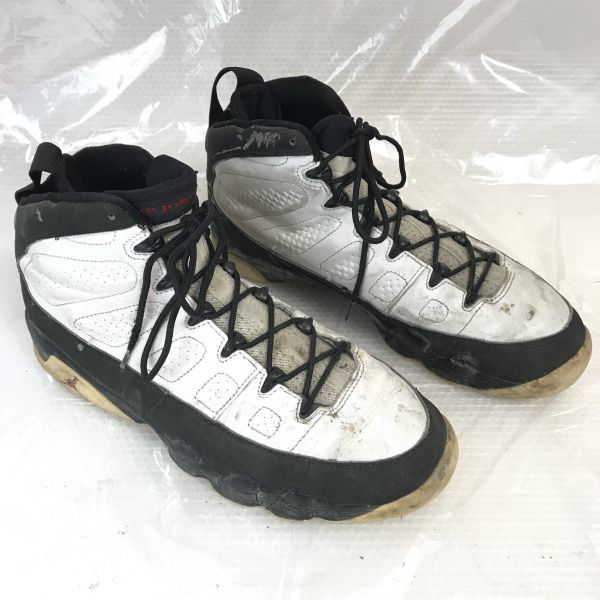 ナイキ/NIKE★エアジョーダン 9 レトロ/Air Jordan 9 Retro/ハイカットスニーカー【28.5/白×黒】302370 101/Shoes/trainers◆WB83-1_画像2