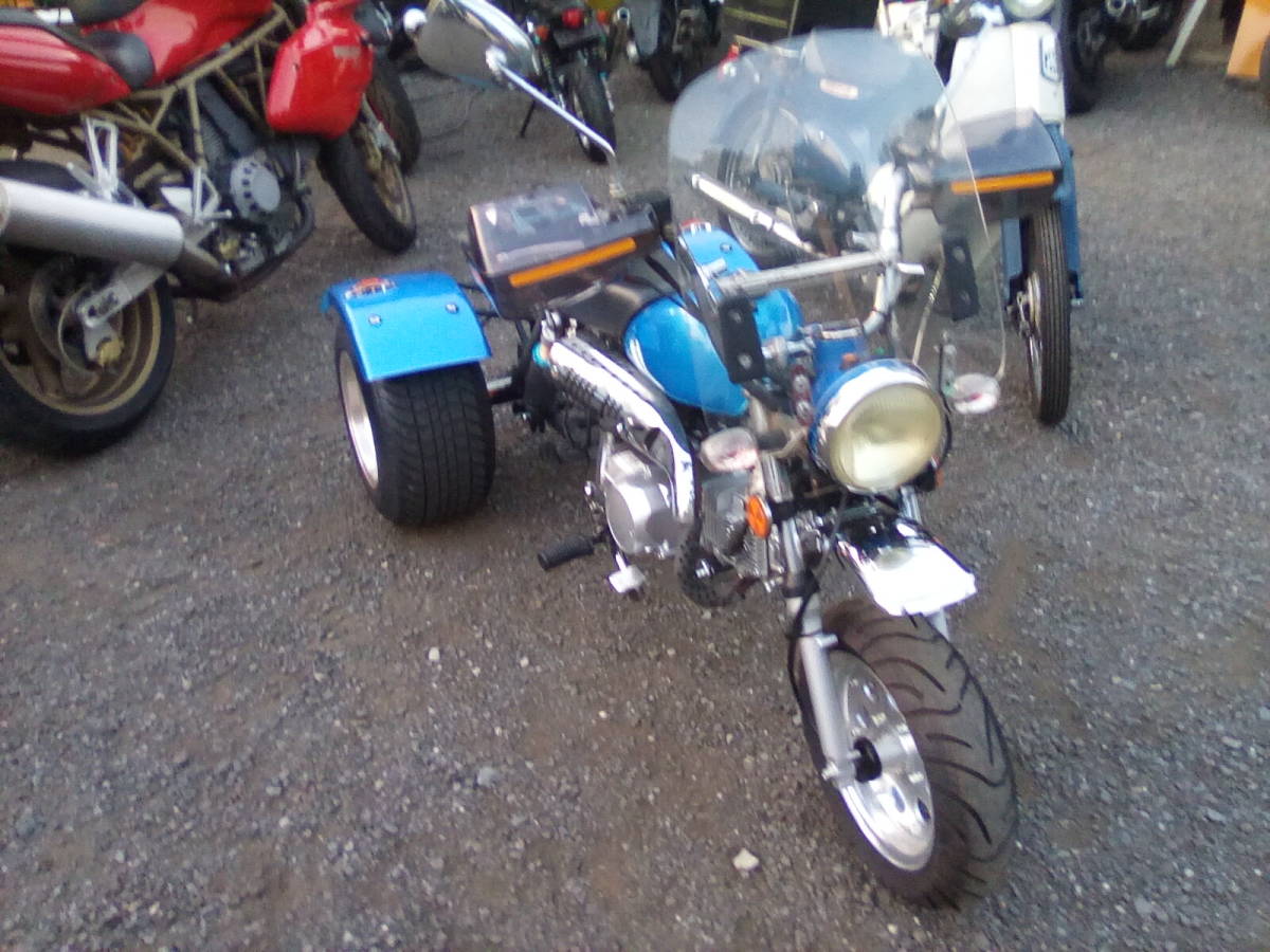  Monkey type trike abroad production engine new goods minicar registration no- clutch . see block ..263-1 from Kanto, Fukushima delivery possibility pick up warm welcome 