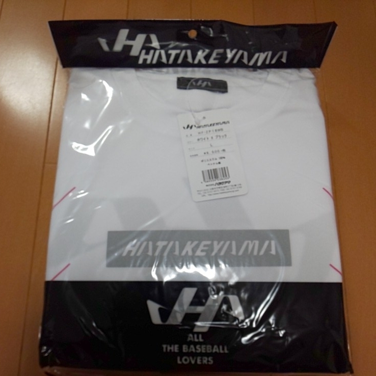 【ホワイト×ブラック・L】HATAKEYAMA ハタケヤマ プラシャツ Tシャツ ハーフパンツ 上下セット トレーニングウェア 野球 送料230円 の画像7
