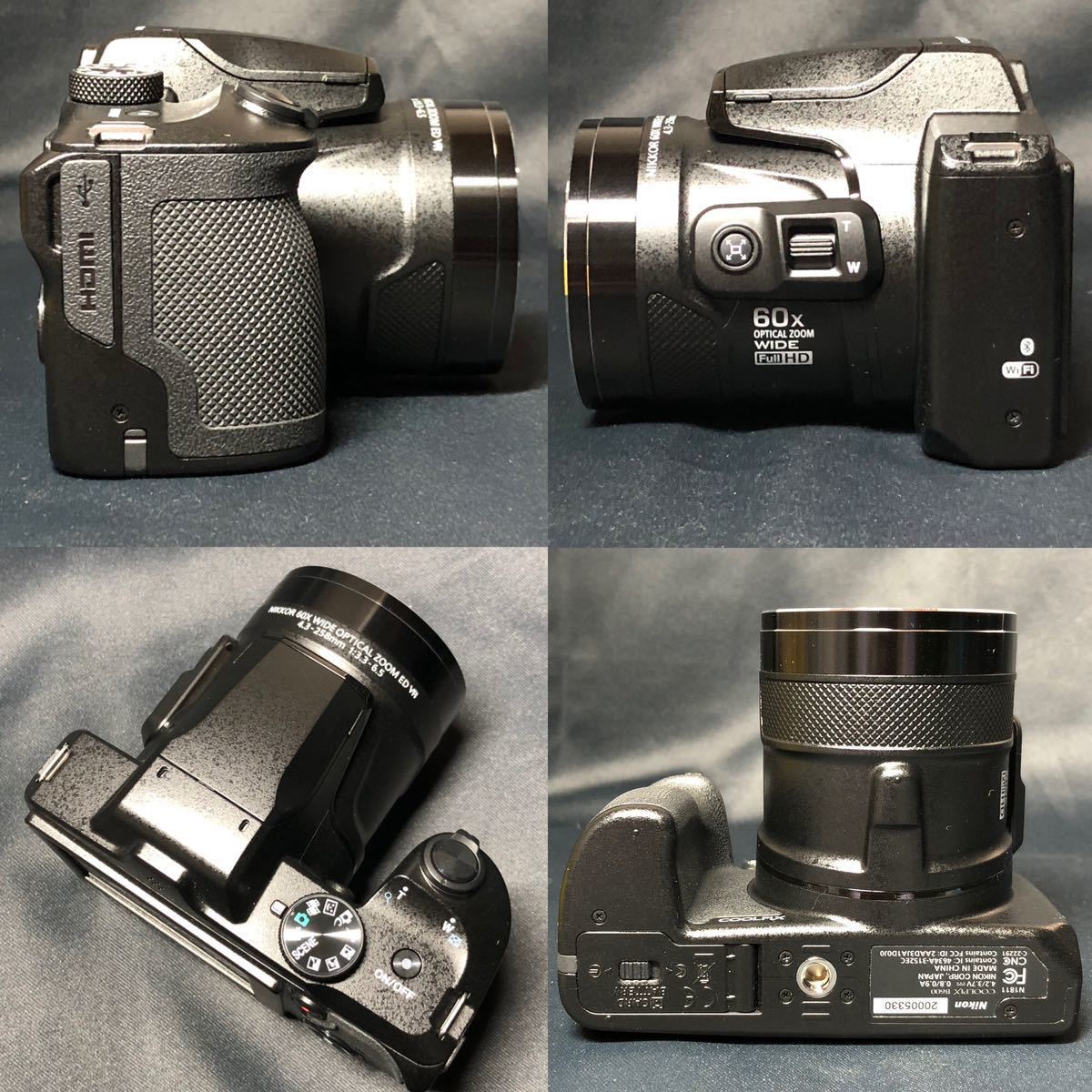 美品 Nikon COOLPIX B600コンパクト デジタル カメラ ブラック