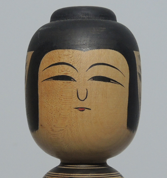 特価品セ - Yahoo!オークション 津軽系 佐藤善二-墨絵 伝統こけし/温湯 こけし