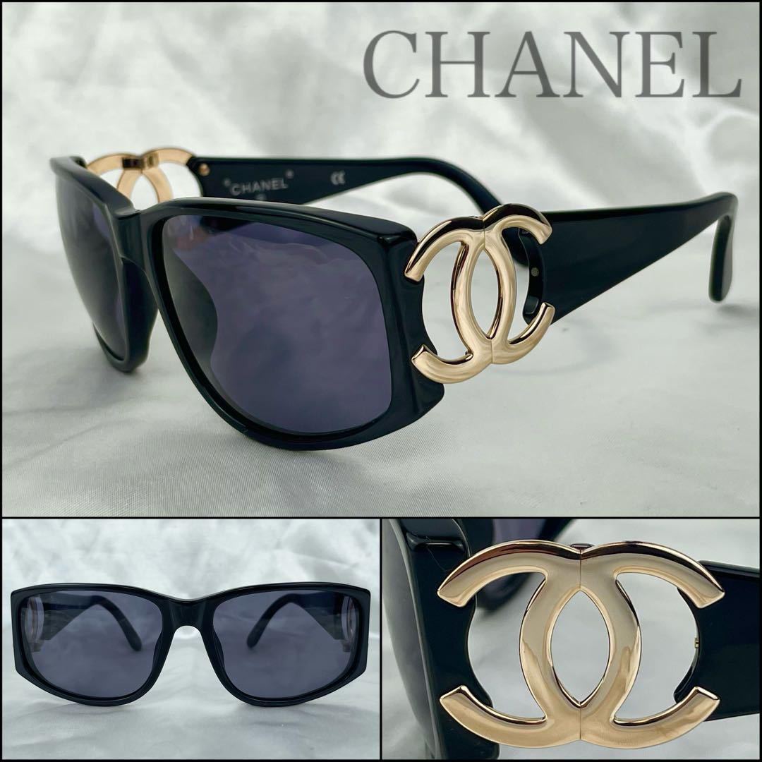 美品】 CHANEL シャネル サングラス メガネ ココマーク サイドココ