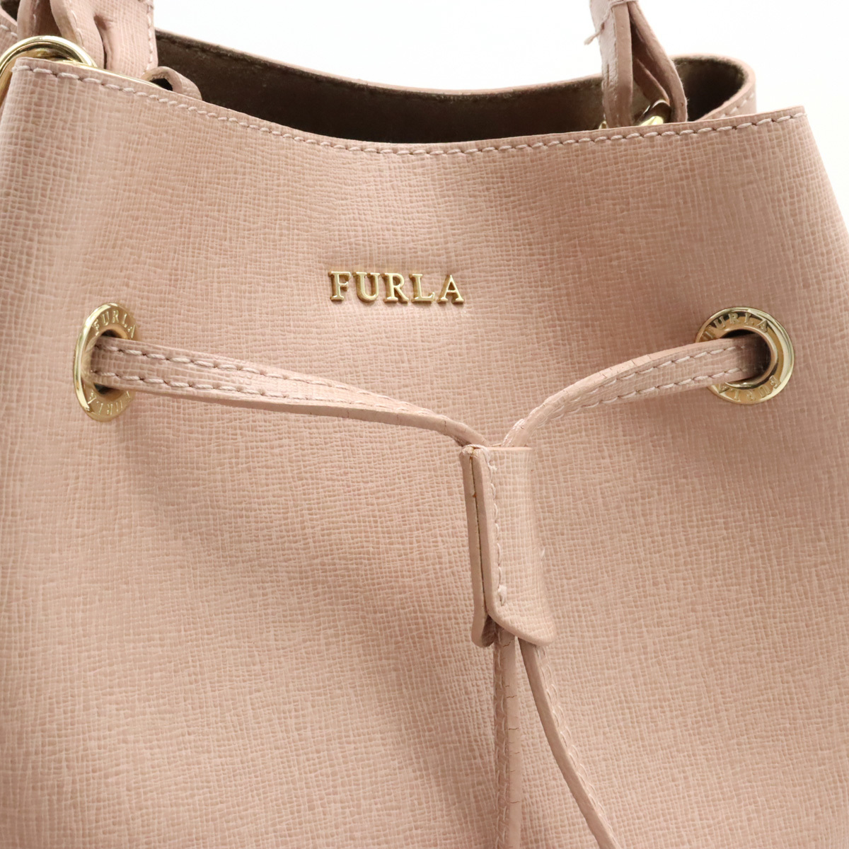 FURLA   полный ...  дамская сумка   2WAY  наплечная сумка  ... ... модель    кожа  ... розовый   золотой  металлическая арматура 