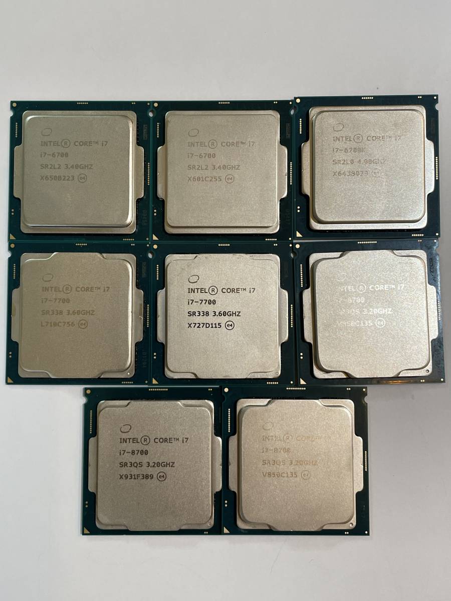 intel CPU i7 6700 ×3個 www.apidofarm.com