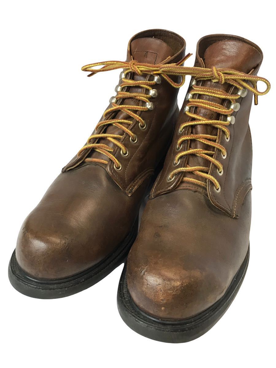 (D) RED WING Red Wing USA made 92 year made feather tag 952 leather boots 11.5 Brown shoes 