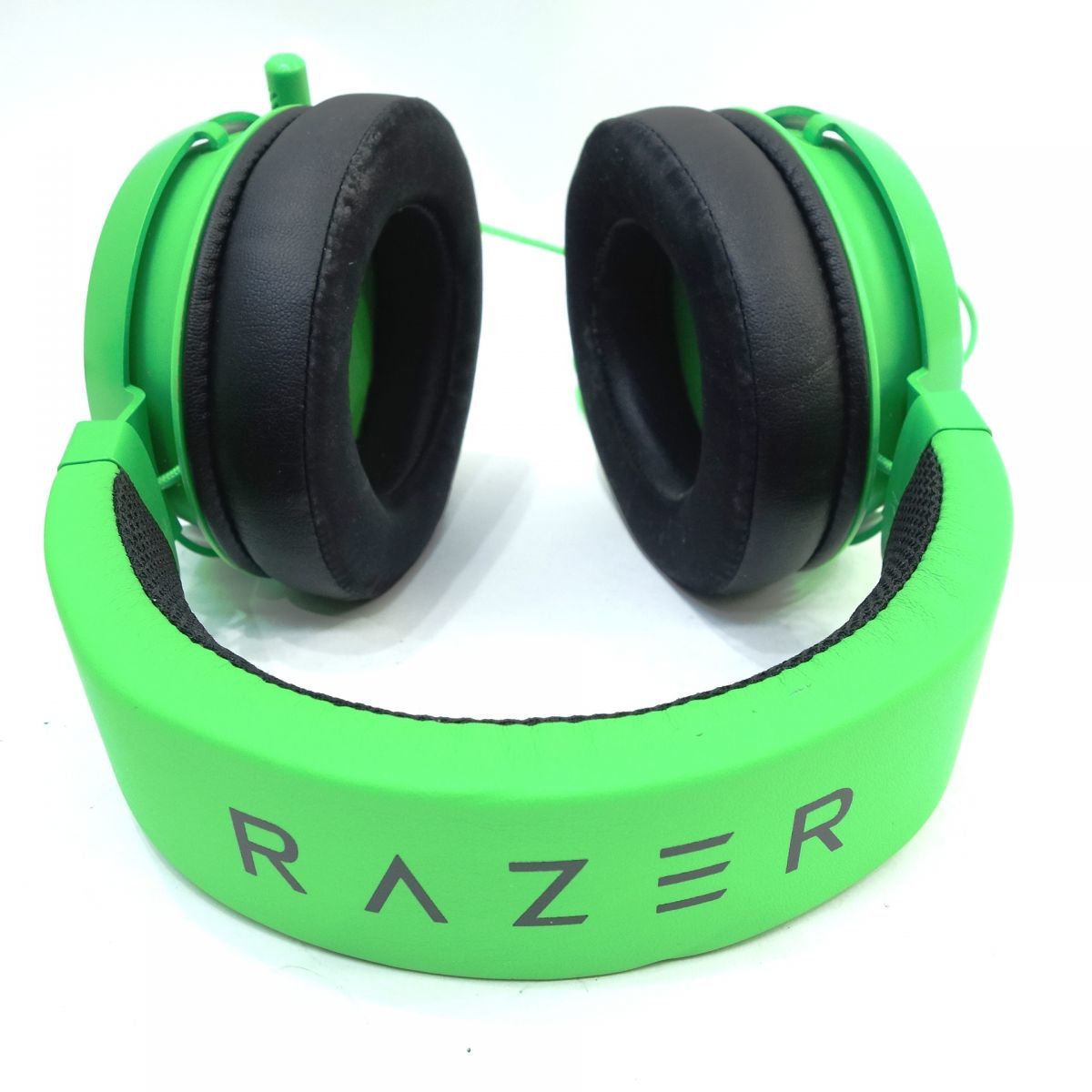 099 RAZER レイザー ゲーミングヘッドセット Kraken Green RZ04-02830200-R3M1　※中古_画像4