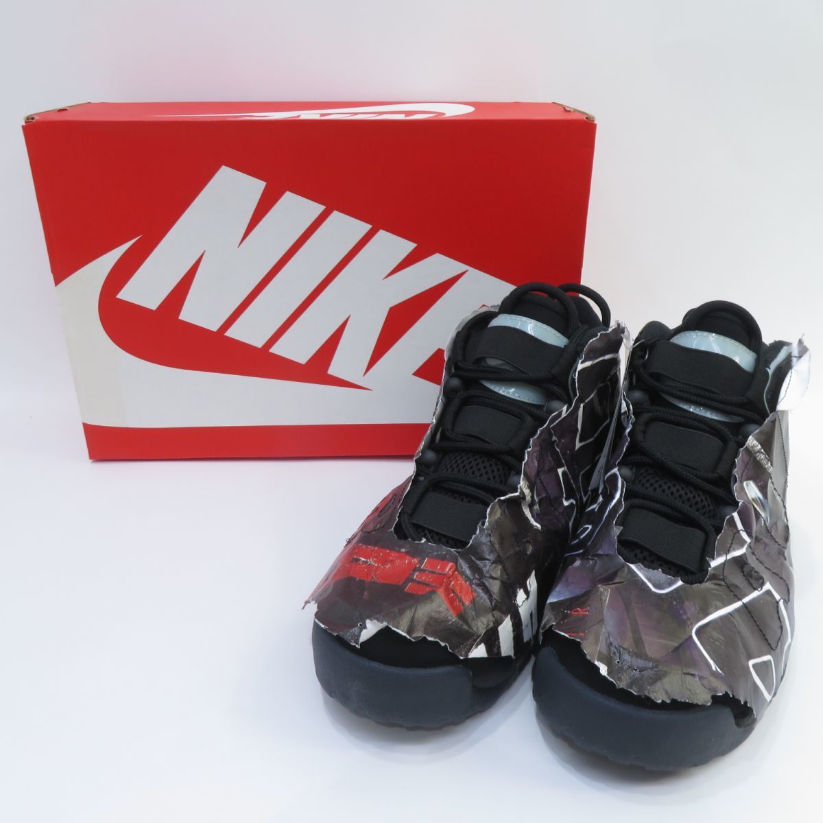 153s【未使用】NIKE ナイキ AIR MORE UPTEMPO 96 エアモアアップテンポ DJ4633-010 US8.5/26.5cm 箱有_画像1