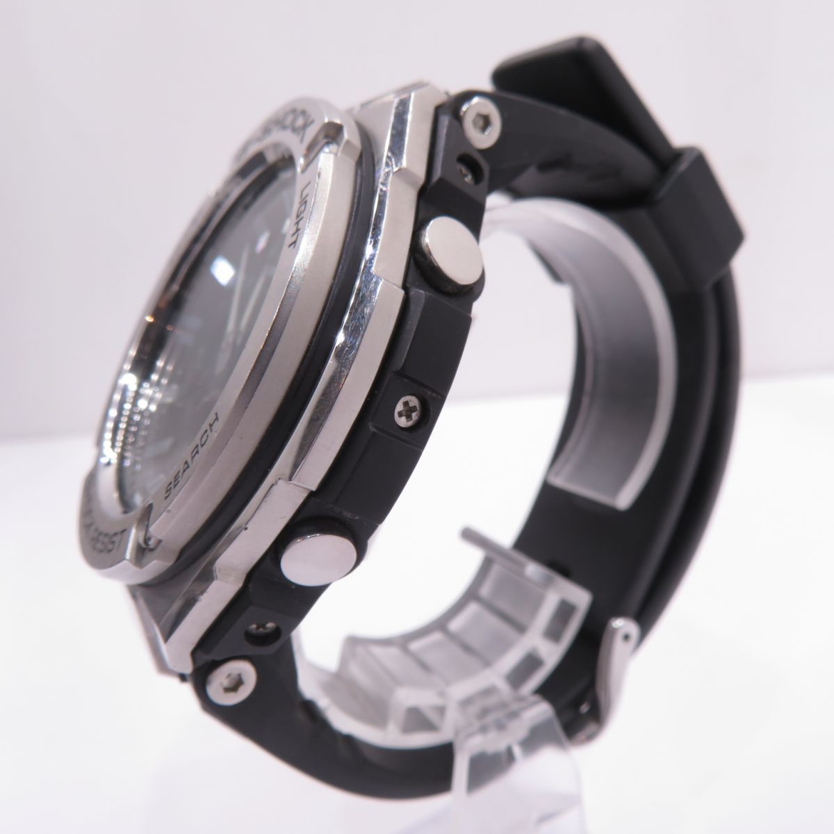 160s CASIO カシオ G-SHOCK GST-S110-1ADR Gスチール G-STEEL タフソーラー 腕時計 海外モデル ※中古_画像3