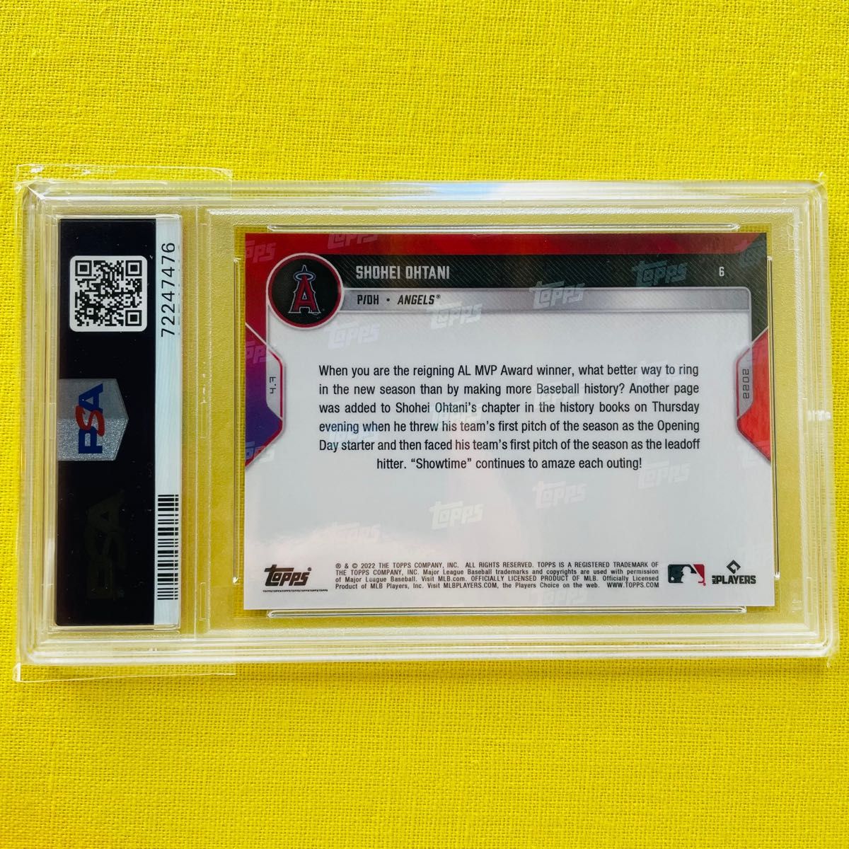 【PAS10】大谷翔平 MLB初 2022開幕二刀流 topps カード PAS10】大谷翔平 MLB初 2022開幕二刀流 topps now カード|Yahoo