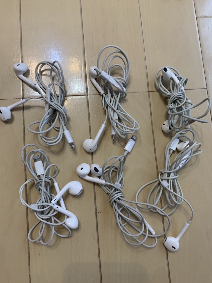 ★2B★中古品★作動品★Apple iPhone イヤフォン ＆SONYイヤホン 1点★まとめ売り 10個　★現状品_画像3