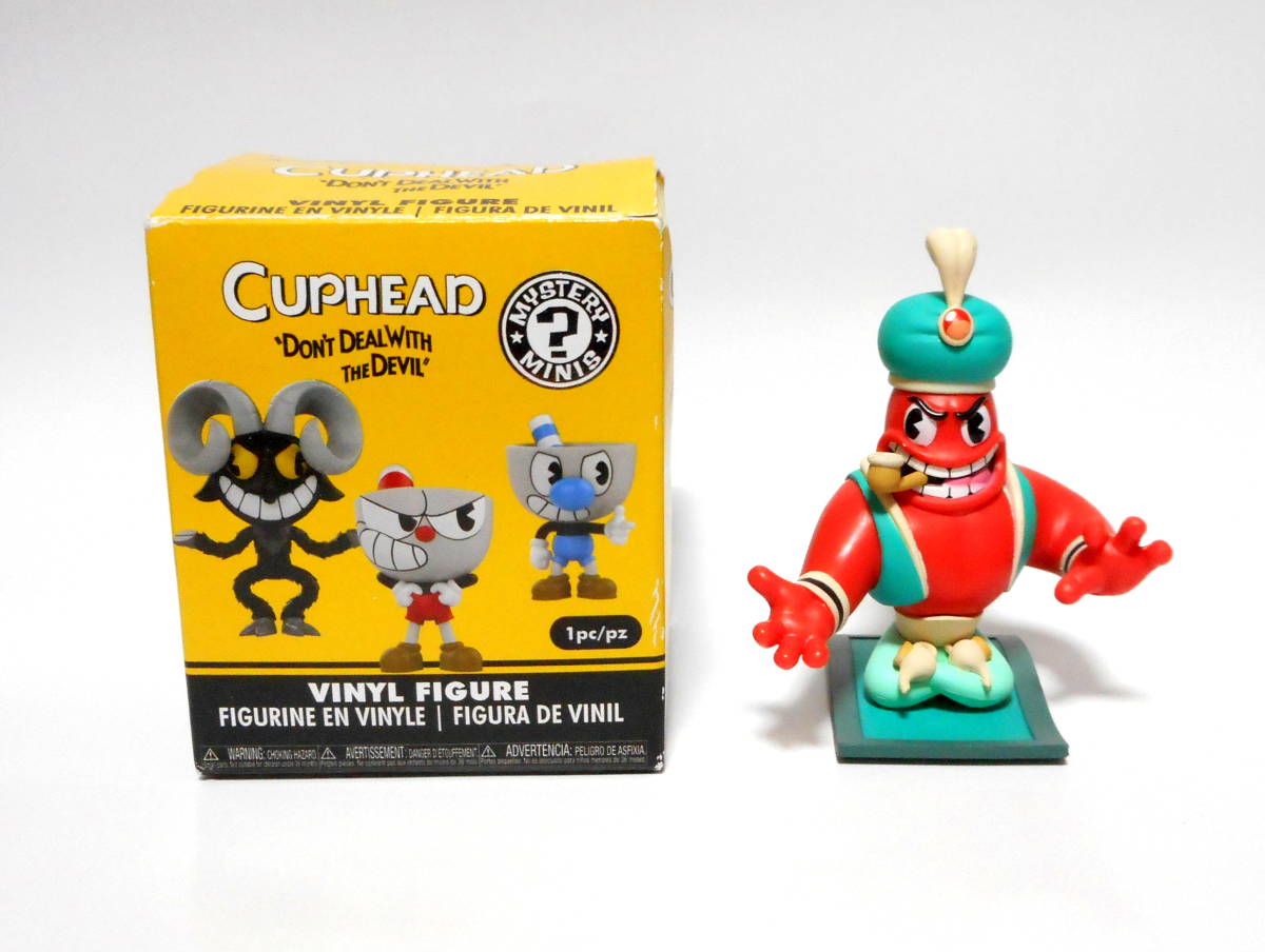 CUPHEAD カップヘッド Funko ミステリーミニ フィギュア 大魔神ジーミ Djimmi The Great_画像1