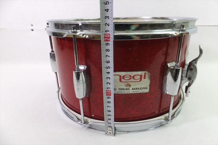 ▼ NEGI ネギ DRUMS 12インチ スネアドラム 音出し確認済 中古 現状品 230805K2545_画像10