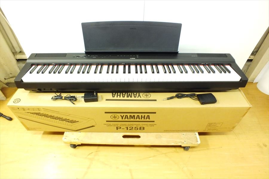 ヤフオク! - ◇ YAMAHA ヤマハ P-125B 電子ピアノ 元箱付...