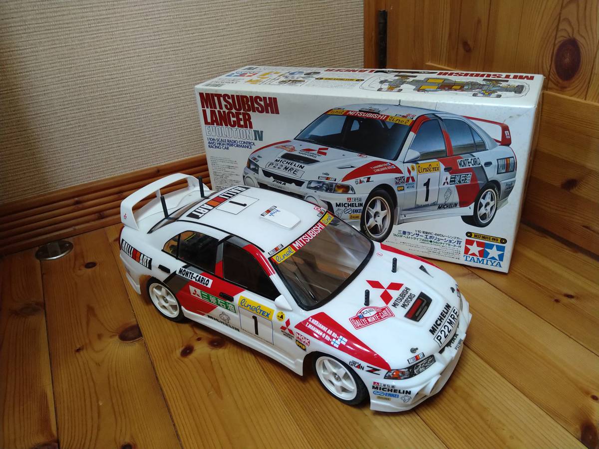 タミヤ1/10RCカー 三菱ランサーエボリューションⅣ 【未走行