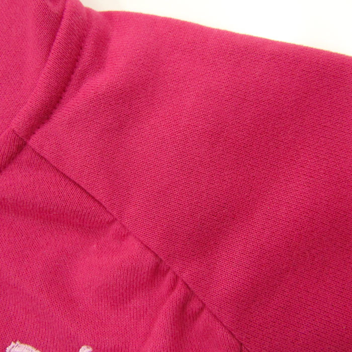プーマ 半袖パーカー ジップアップ ワンポイントロゴ 無地 トップス レディース Mサイズ ピンク PUMAの画像5