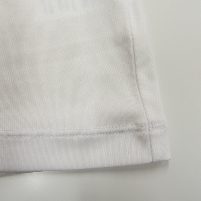 アディダス 半袖ポロシャツ ハーフジップ ゴルフウェア トップス クライマライト レディース Sサイズ ホワイト adidas_画像6